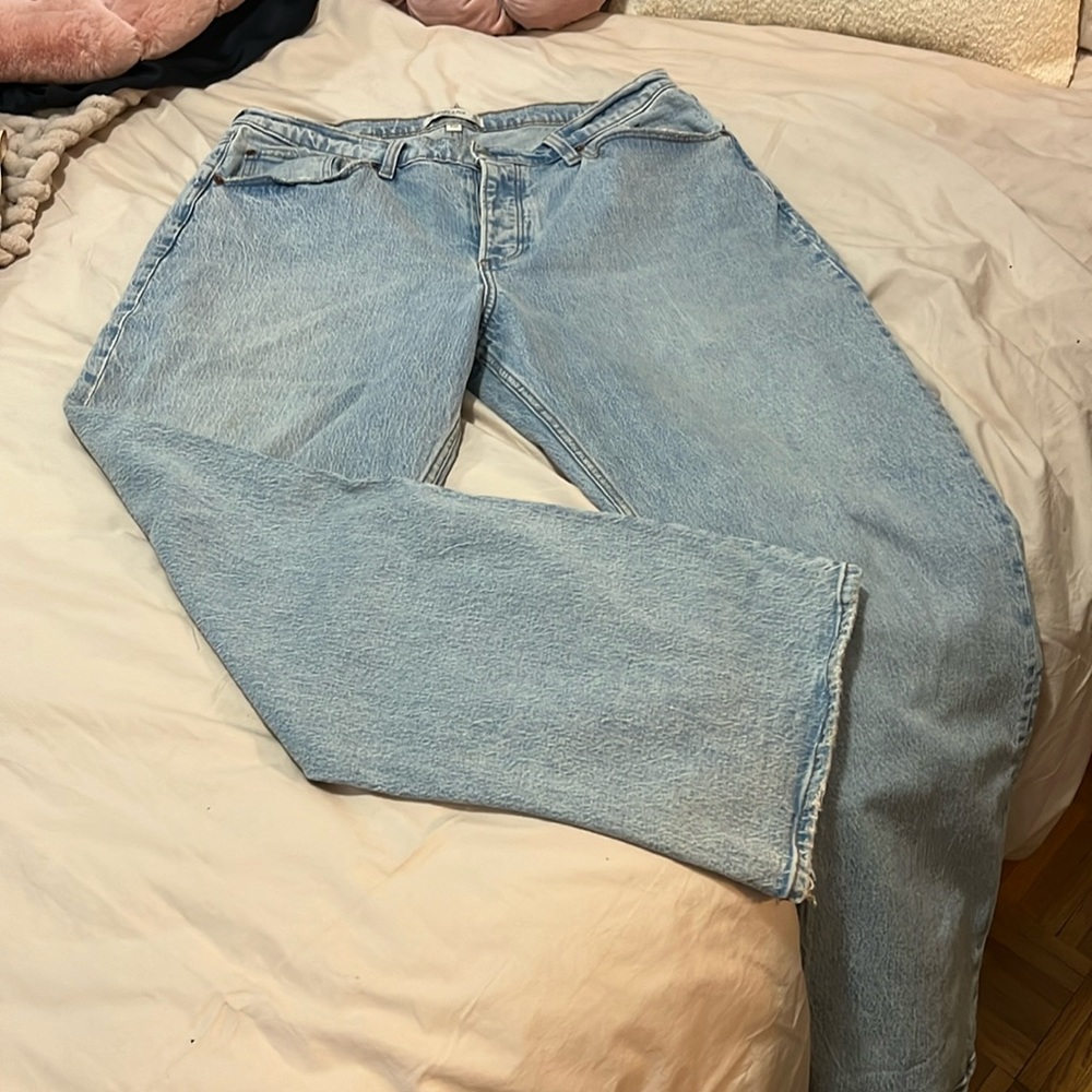 CURVE LOVE 90s low rise jeans